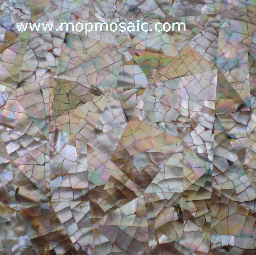 Crack Brownlip Shell Tiles