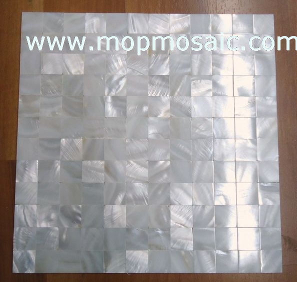 纯白贝壳马赛克,网拼密拼贝壳马赛克