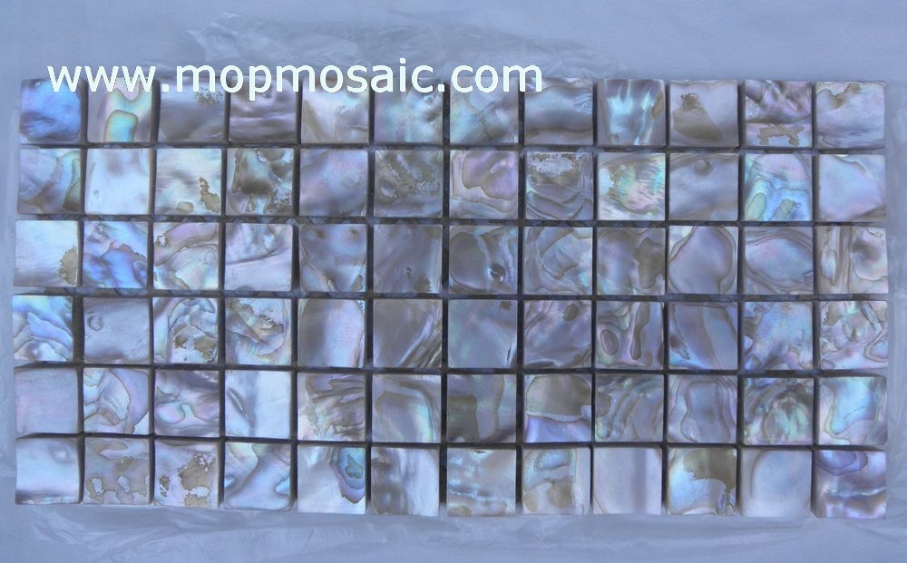 Rainbow dapple mother of pearl mosaic/rainbow dapple color shell mosaic