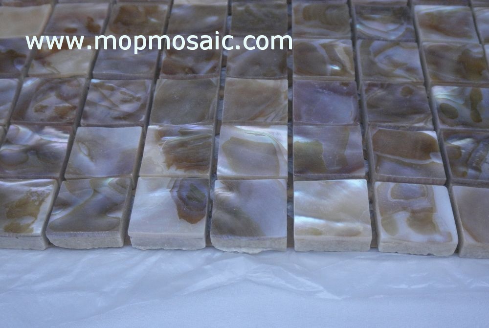 Rainbow dapple mother of pearl mosaic/rainbow dapple color shell mosaic