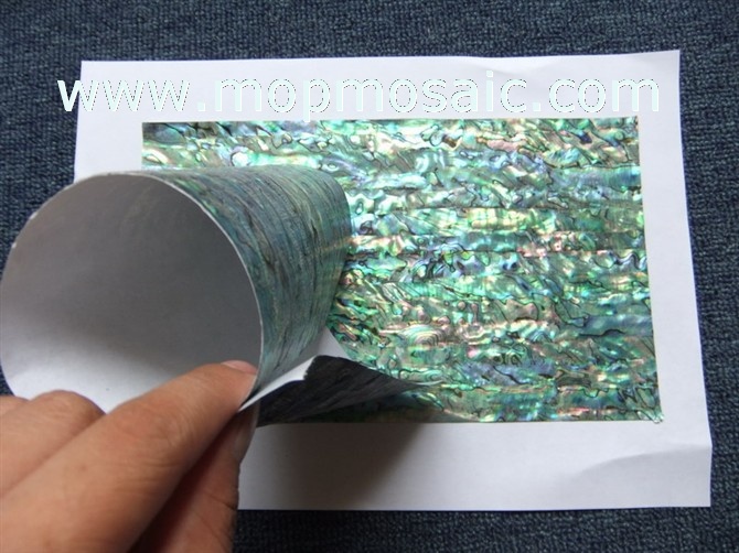 Flexible abalone shell paper,paua shell veneer,guitar sticker