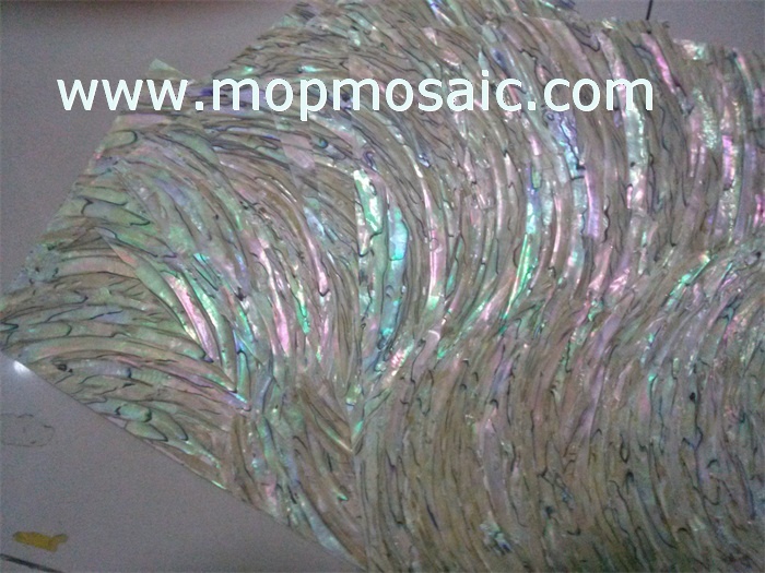 Abalone shell paper or shell laminate in ''S'' style