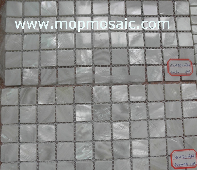 Super pure white mother of pearl shell mosaic