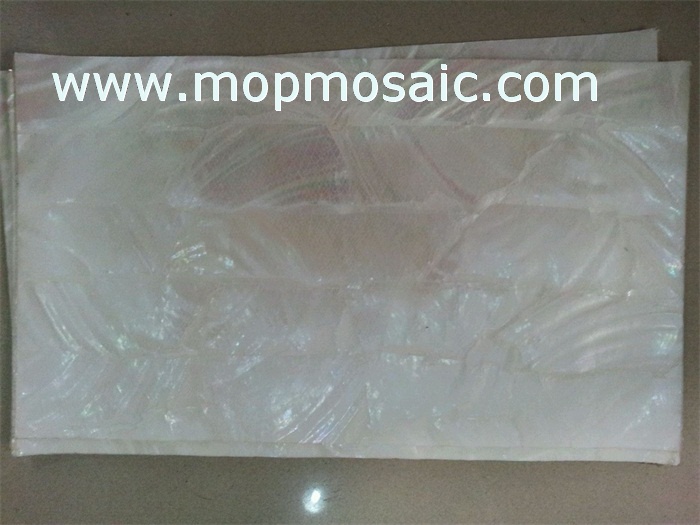 Flexible white freshwater shell paper