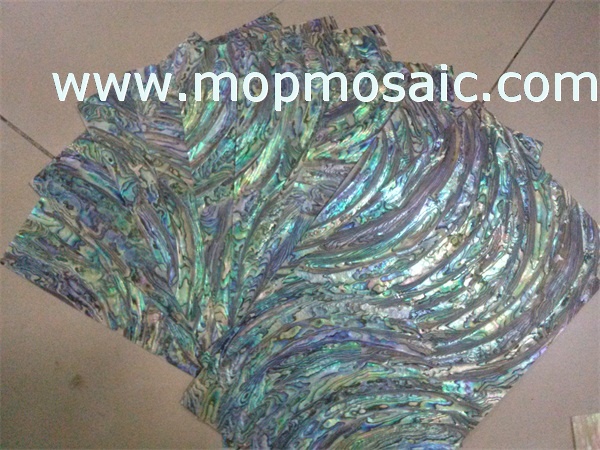 Abalone shell laminate in S style