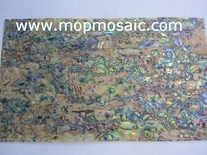 New zealand abalone shell laminate for guitar inlay