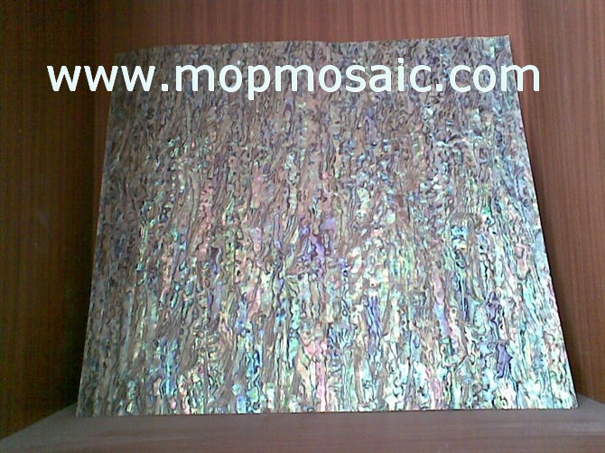 300x300mm New zealand red abalone shell laminate