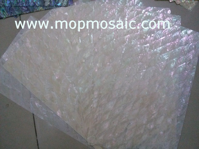 0.5mm thickness angle wing ablone shell laminate for luthier inlay