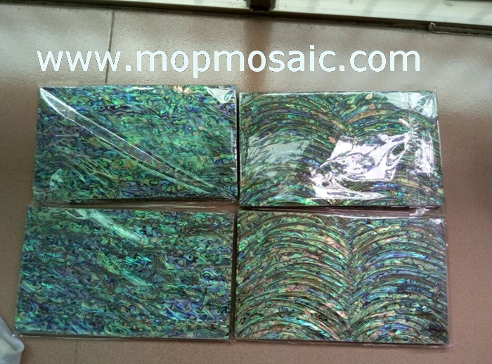 0.5mm thickness wave style blue ablone shell paper for luthier inlay