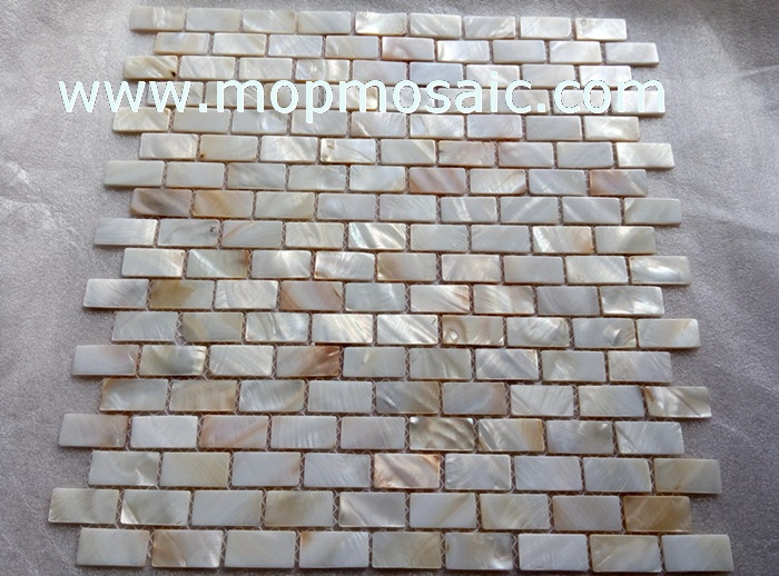 15x30mm natural mother of pearl mosaic