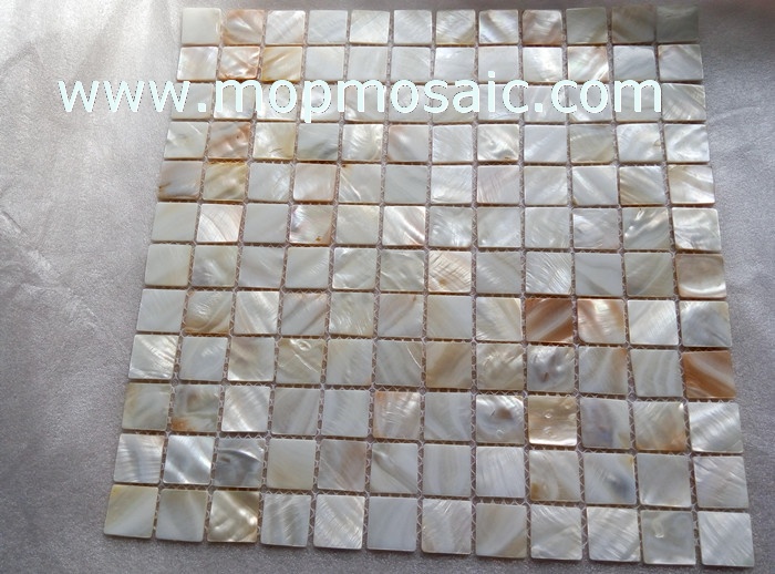 20x20mm natural freshwater shell mosaic