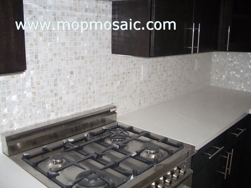 25x25mm natural color mother of pearl shell mosaic