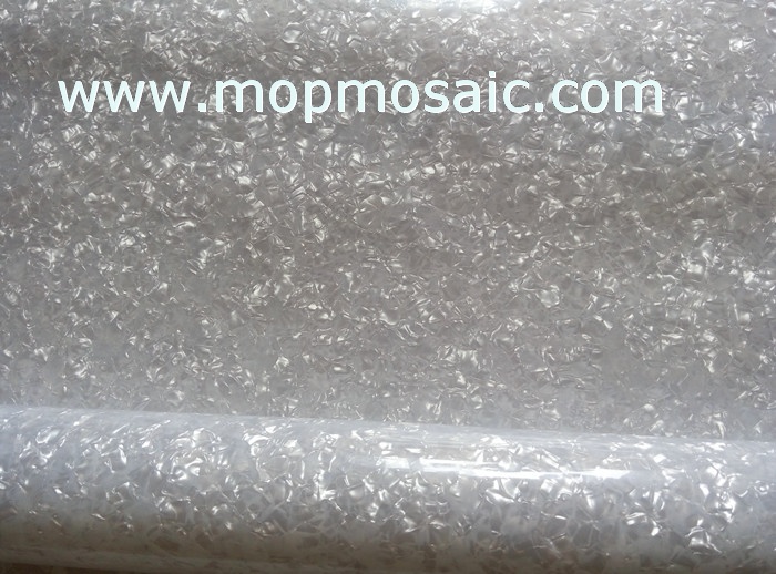 middle grain fake white mother of pearl shell laminate