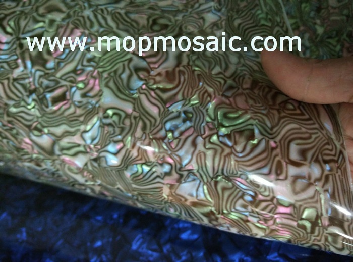 fake blue new zealand abalone shell laminate