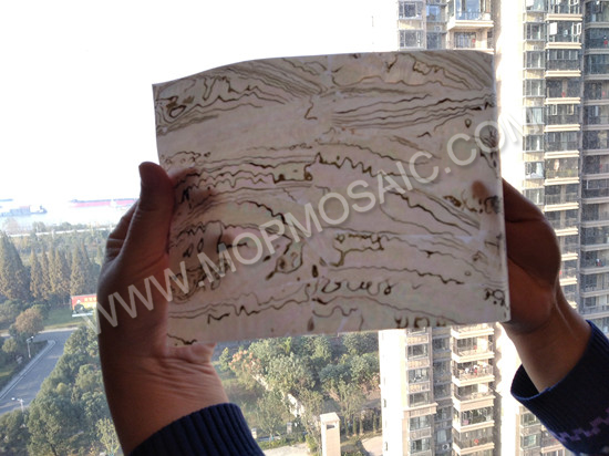 Transparent flexible Mexican paua shell lamiante for fishing lures